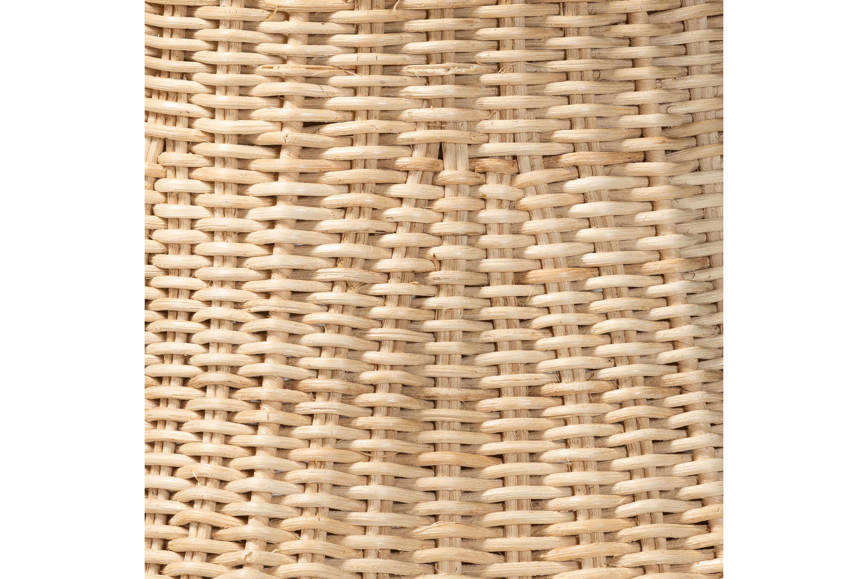 Semira Natural Scalloped Rattan Pendant Lampshade