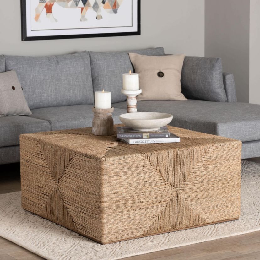 Nakita Natural Seagrass Coffee Table