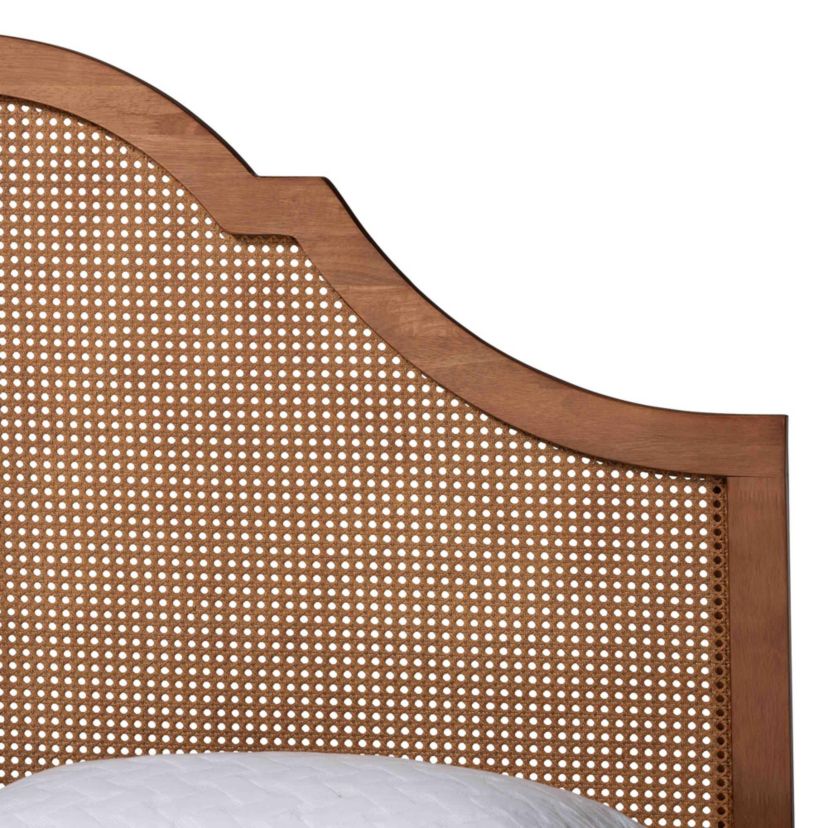 Alecia Ash Walnut Wood Queen Platform Bed