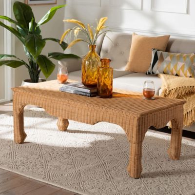 bali & pari Abena Ming Style Rattan Coffee Table
