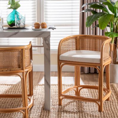 bali & pari Aria Natural Rattan Counter Stool
