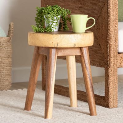 bali & pari Jia Suar Wood End Table