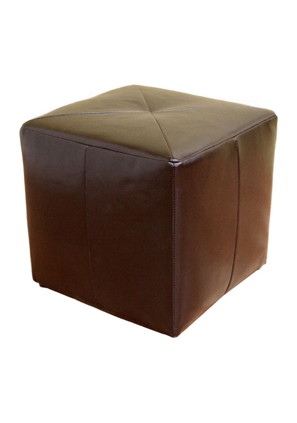 Aric Bonded Leather Ottoman