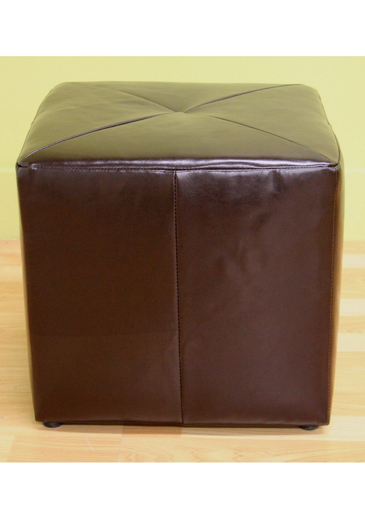 Aric Bonded Leather Ottoman
