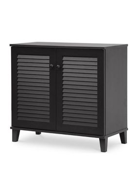 Coolidge Espresso Shoe-Storage Cabinet