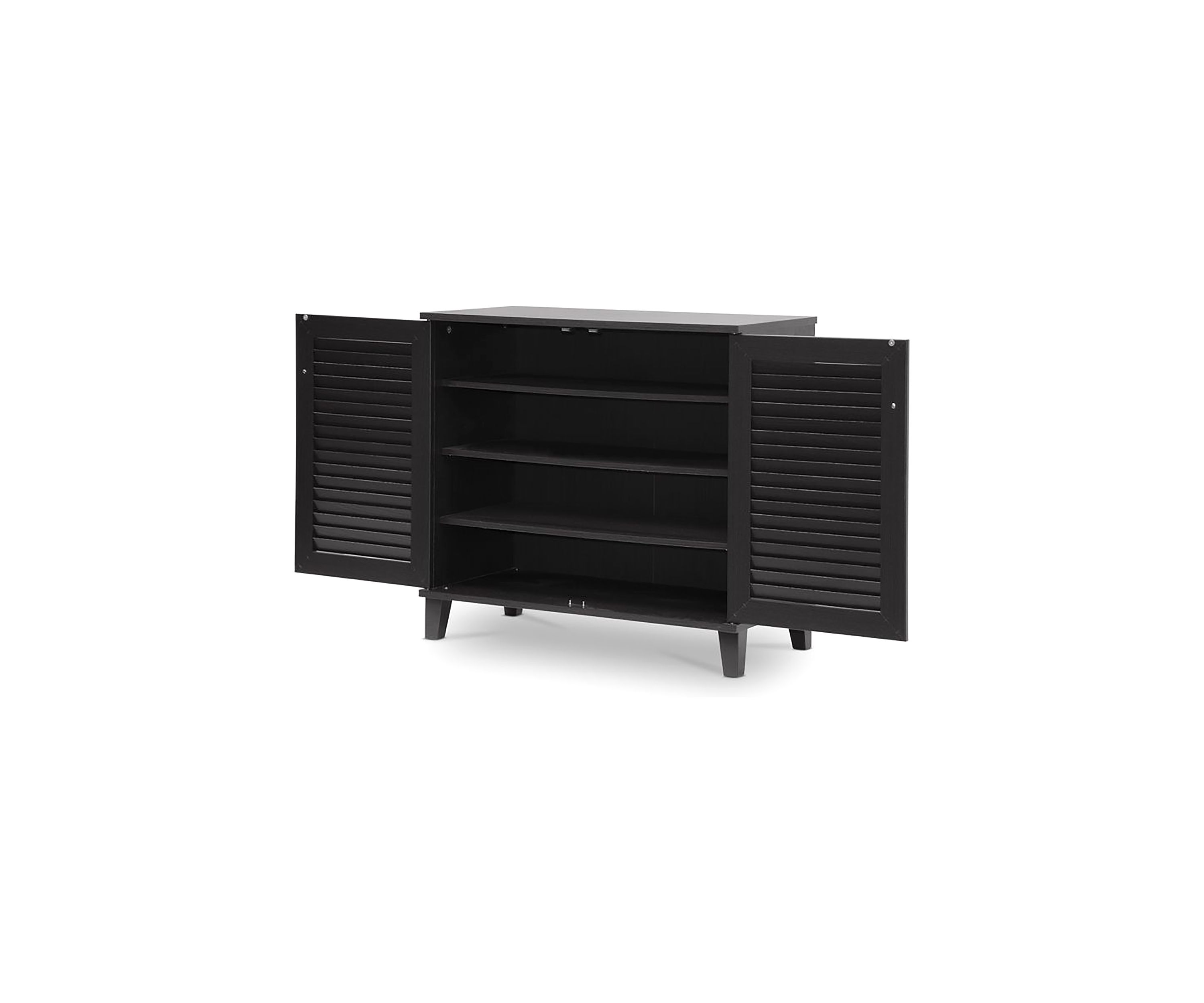 Coolidge Espresso Shoe-Storage Cabinet