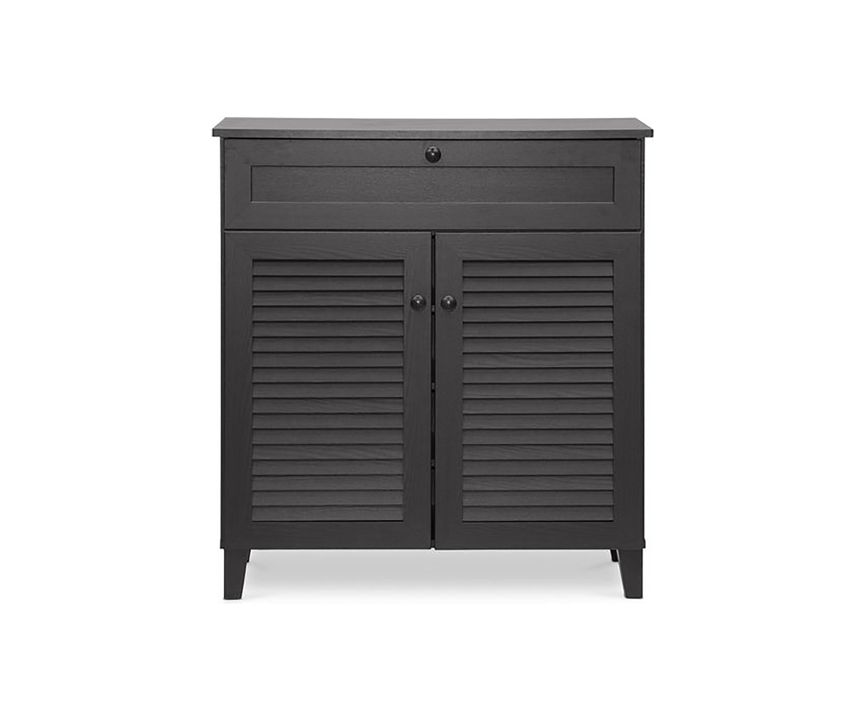 Calvin Espresso Shoe-Storage Cabinet