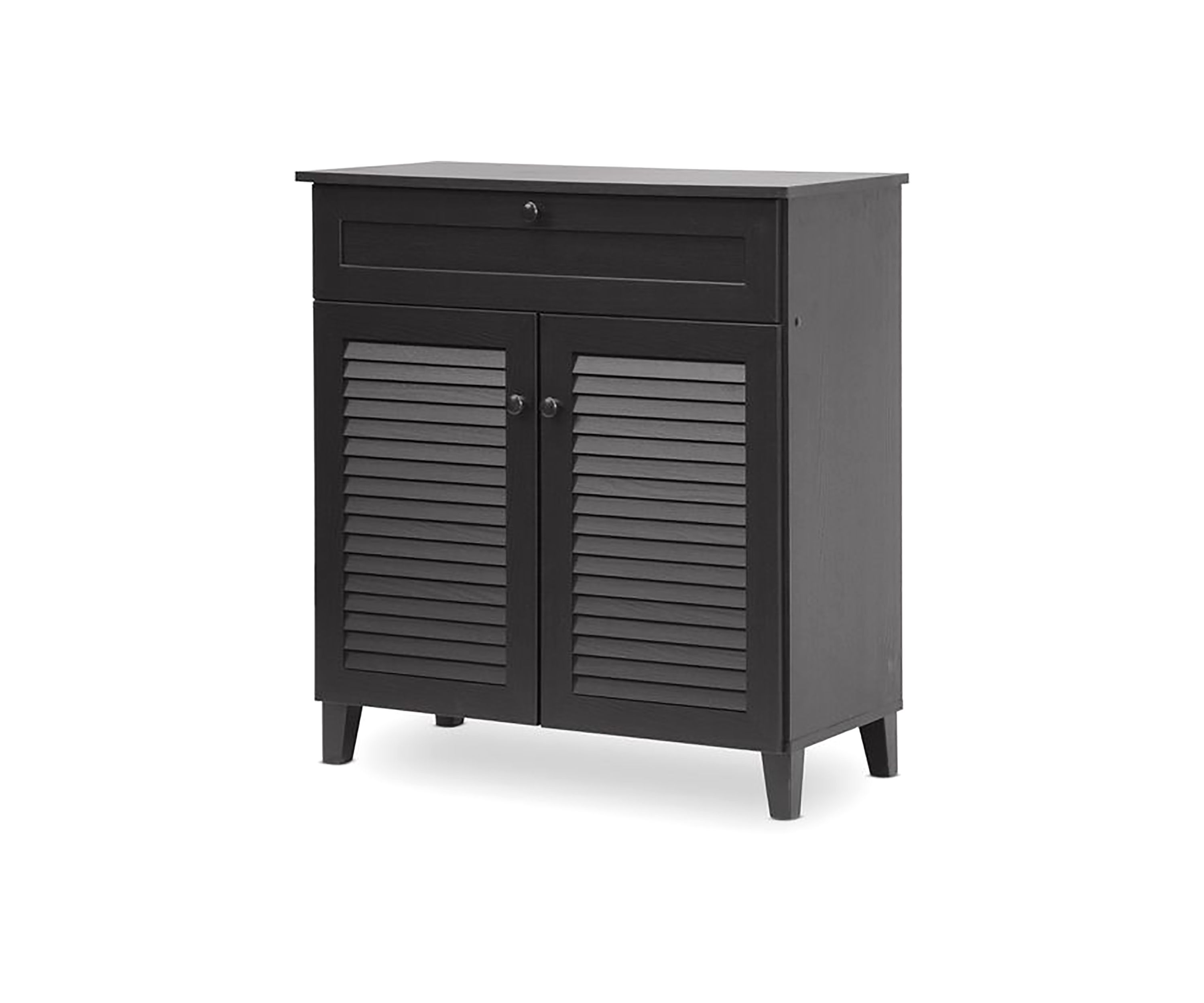 Calvin Espresso Shoe-Storage Cabinet