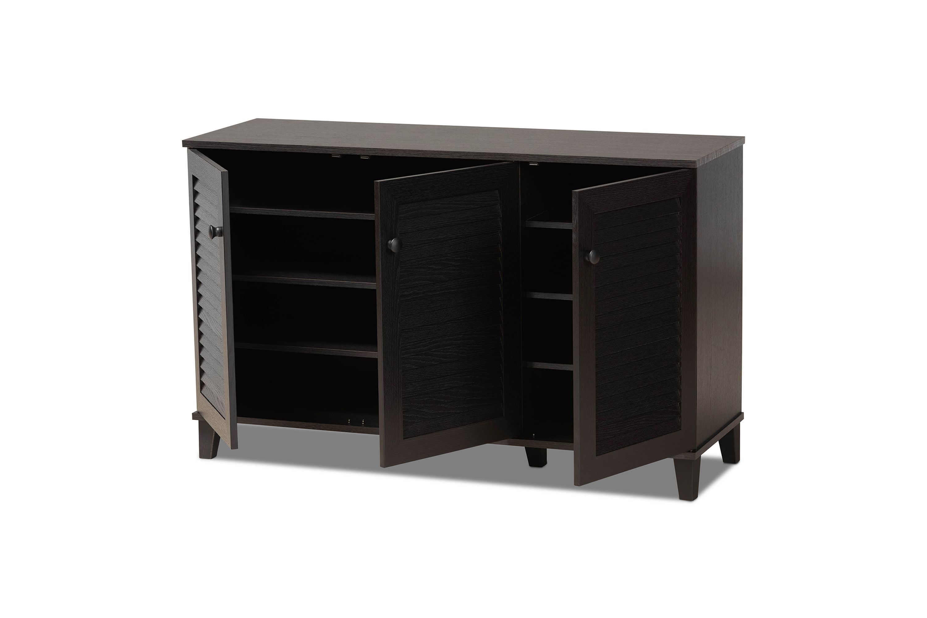 Warren Espresso Shoe-Storage Cabinet