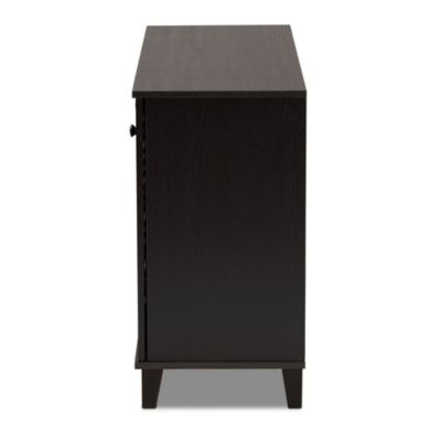 Warren Espresso Shoe-Storage Cabinet