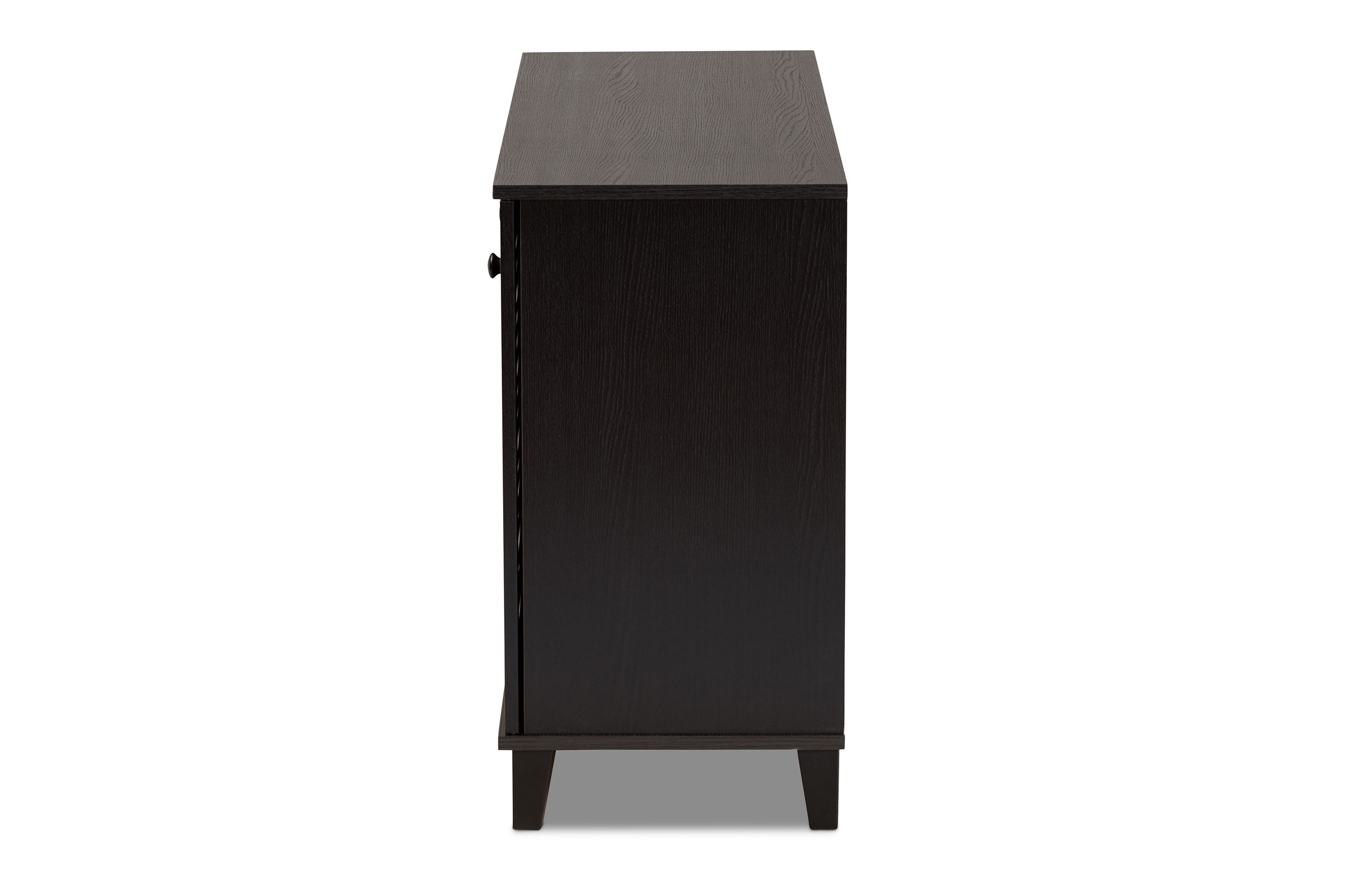 Warren Espresso Shoe-Storage Cabinet