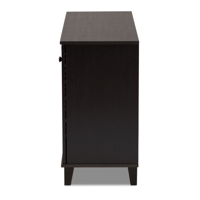 Warren Espresso Shoe-Storage Cabinet