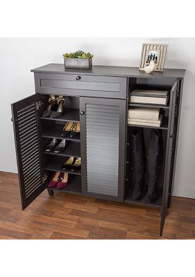 Pocillo Wood Shoe Storage Cabinet