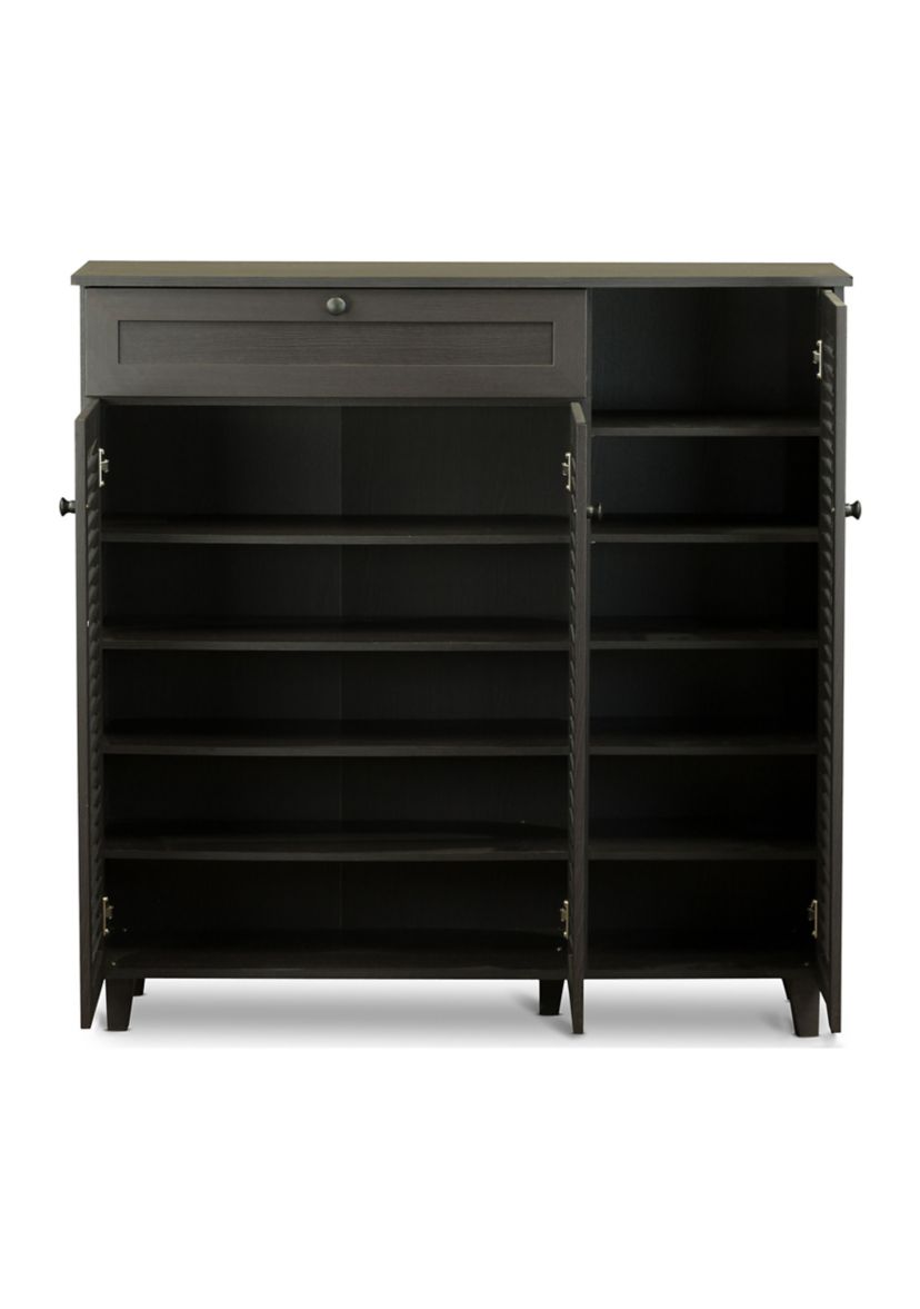 Pocillo Wood Shoe Storage Cabinet