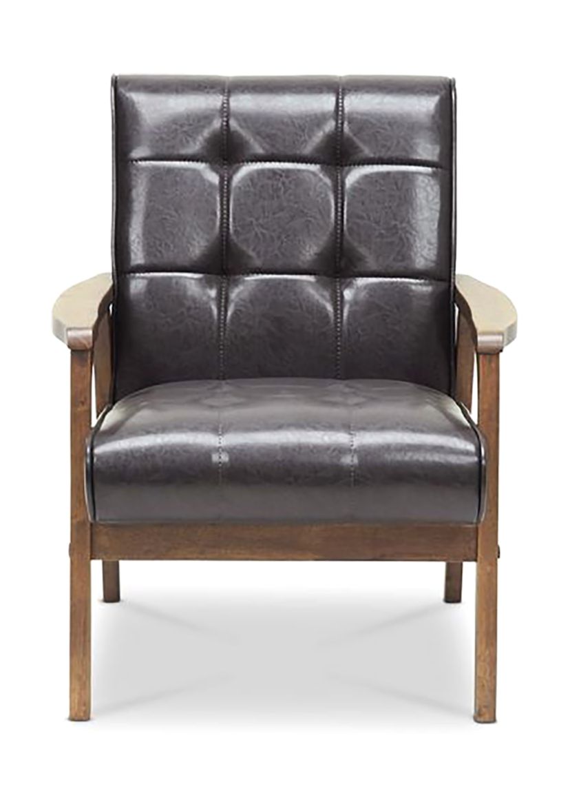 Mid-Century Masterpieces Club Chair - Brown