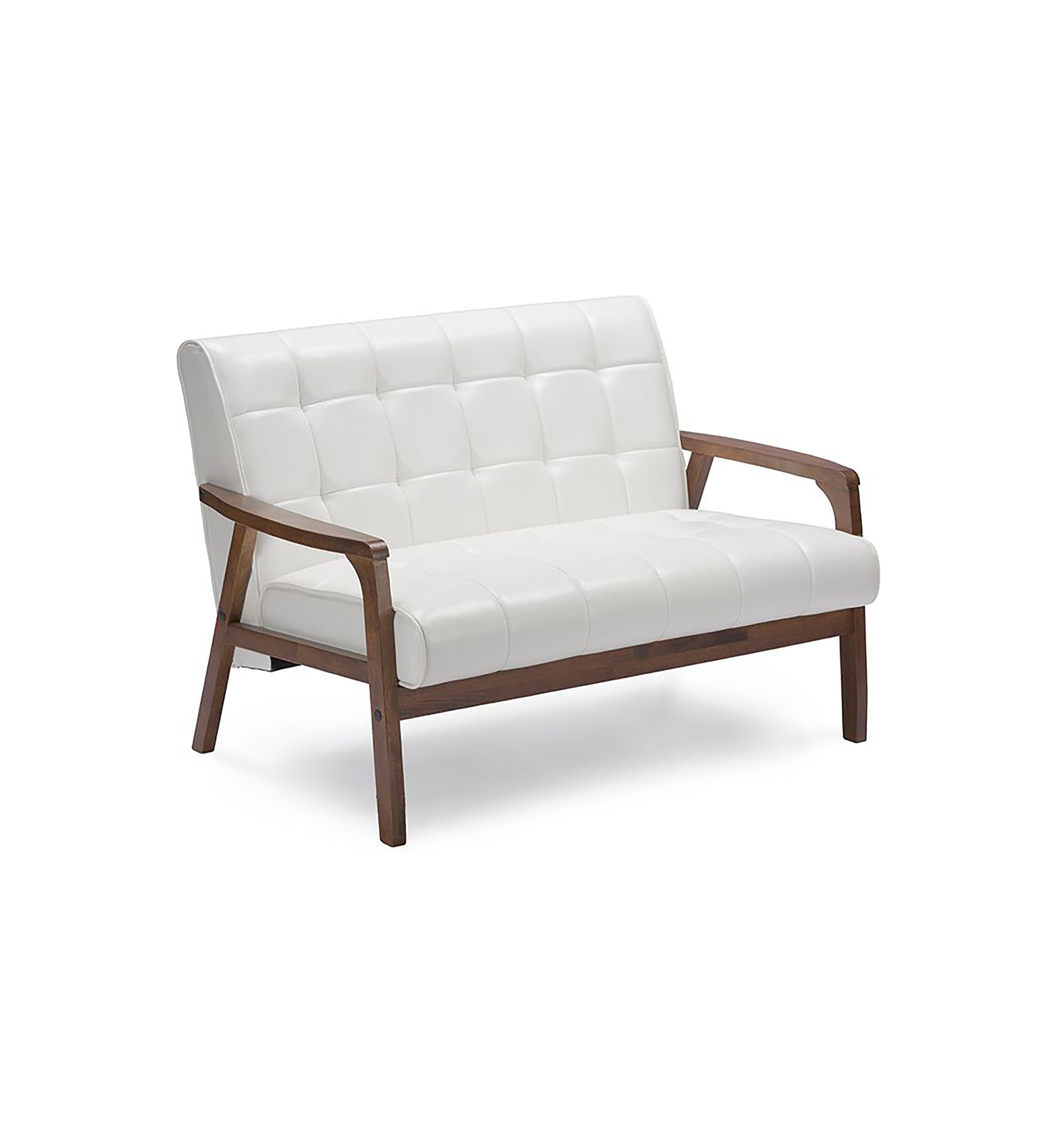 Mid-Century Masterpieces Loveseat - White