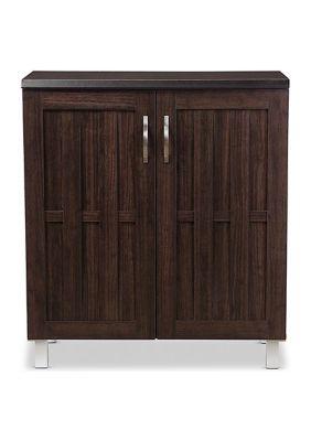 Excel Modern and Contemporary Dark Brown Sideboard Storage Cabinet