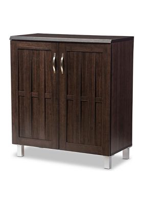 Excel Modern and Contemporary Dark Brown Sideboard Storage Cabinet