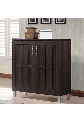 Excel Modern and Contemporary Dark Brown Sideboard Storage Cabinet