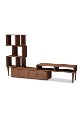 Haversham Mid-Century Retro Modern TV Stand Entertainment Center and Display Unit