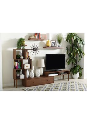 Haversham Mid-Century Retro Modern TV Stand Entertainment Center and Display Unit