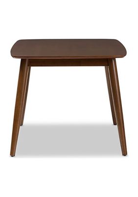 Flora Mid-Century Modern "Oak" Medium Brown Finishing Wood Dining Table