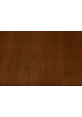 Flora Mid-Century Modern "Oak" Medium Brown Finishing Wood Dining Table