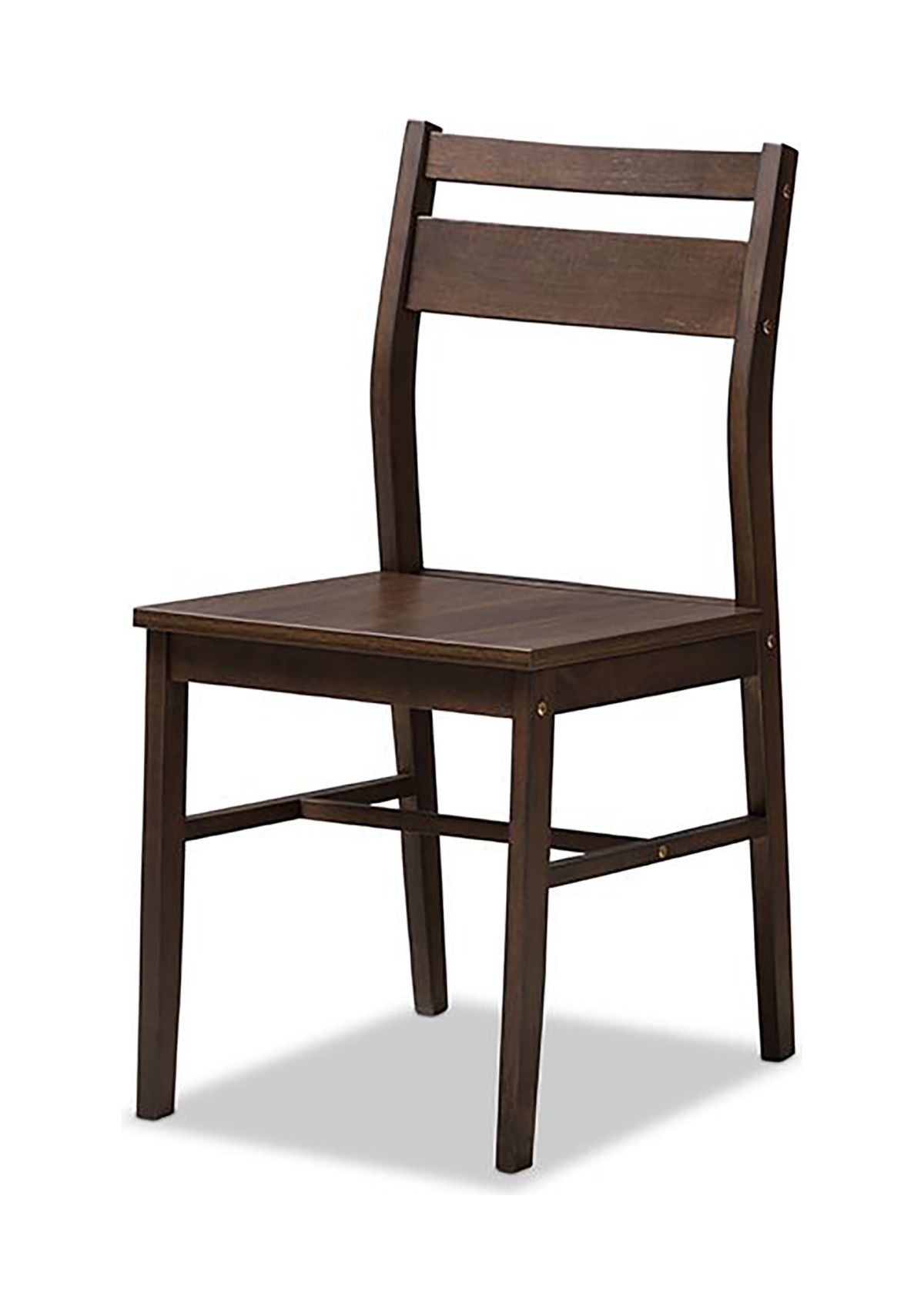 Lovy Modern and Contemporary Walnut-Finished 5-Piece Dining Set