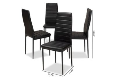 Armand Modern and Contemporary Faux Leather Upholstered Dining Chair