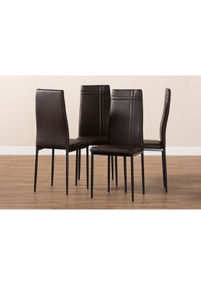 Matiese Modern and Contemporary Faux Leather Upholstered Dining Chair