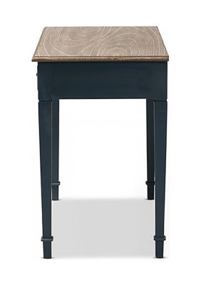 Dauphine French Provincial Spruce Blue Accent Writing Desk