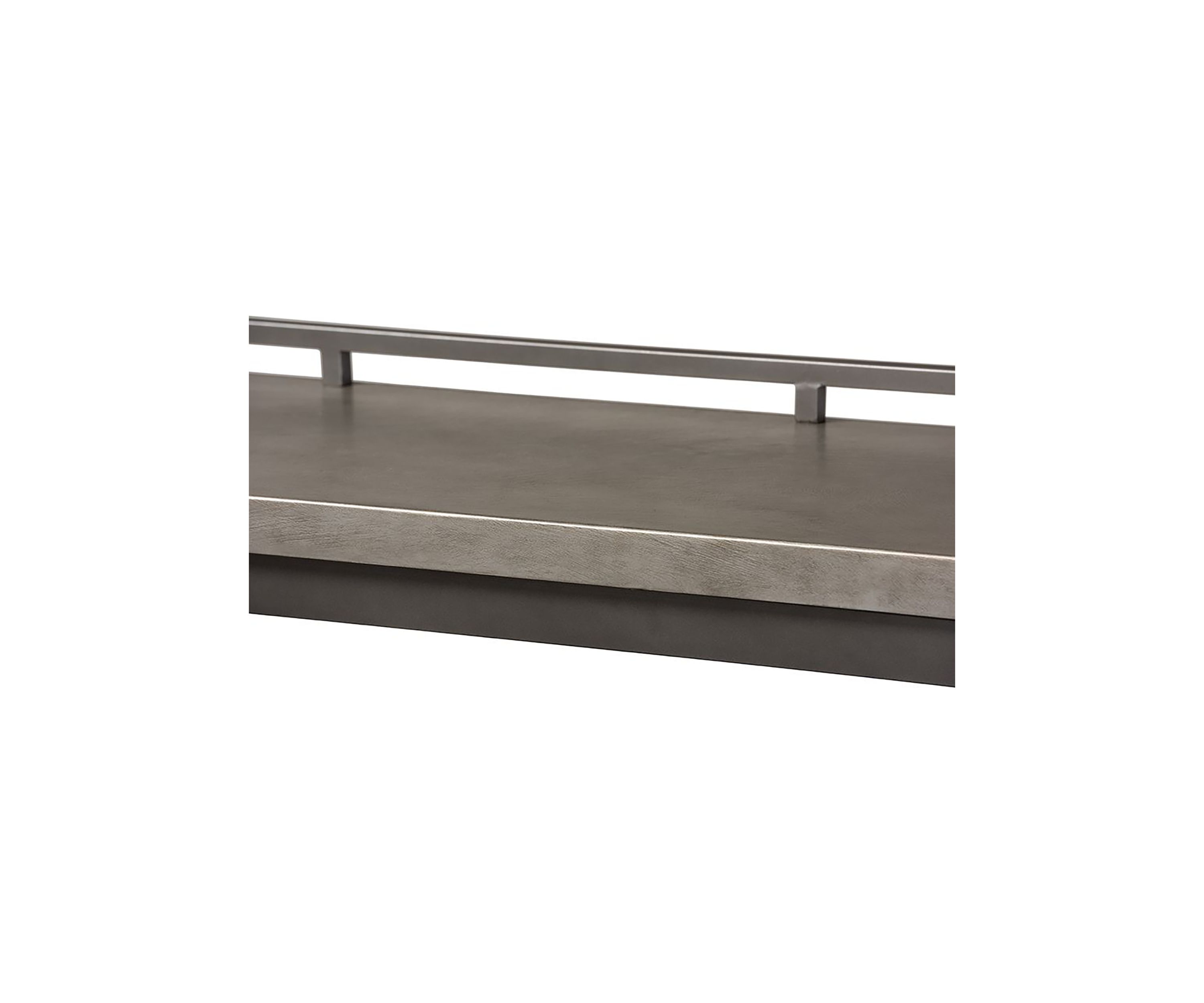 Noll Modern and Contemporary Grey Fabric Upholstered 3-Piece Multipurpose Metal Counter Table Set