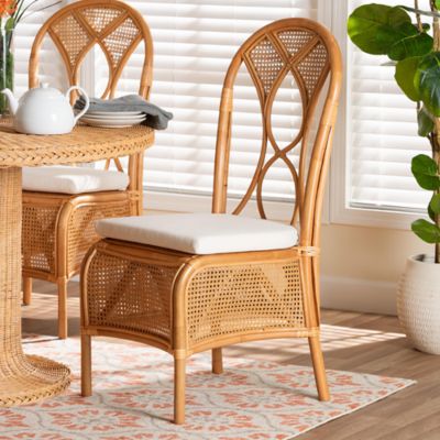bali & pari Elsa Natural Rattan Dining Chair