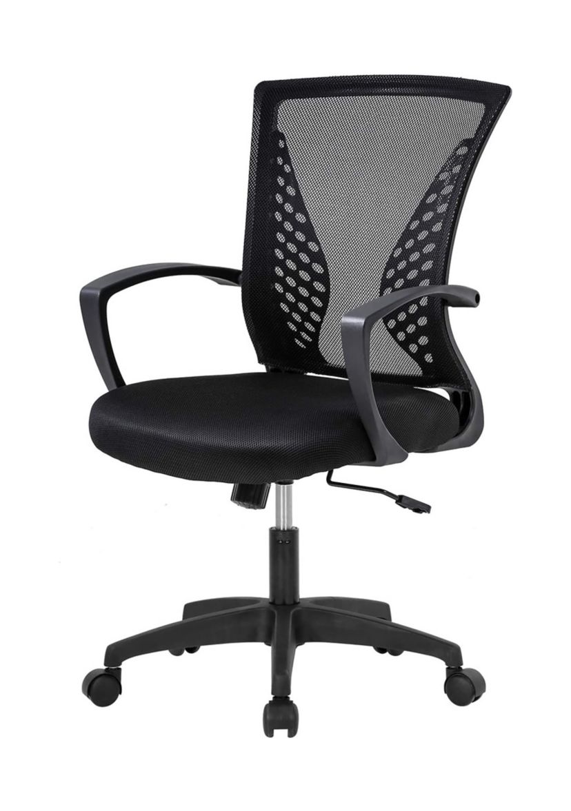 Ergonomic Mesh Home Office Chair with Armrest 