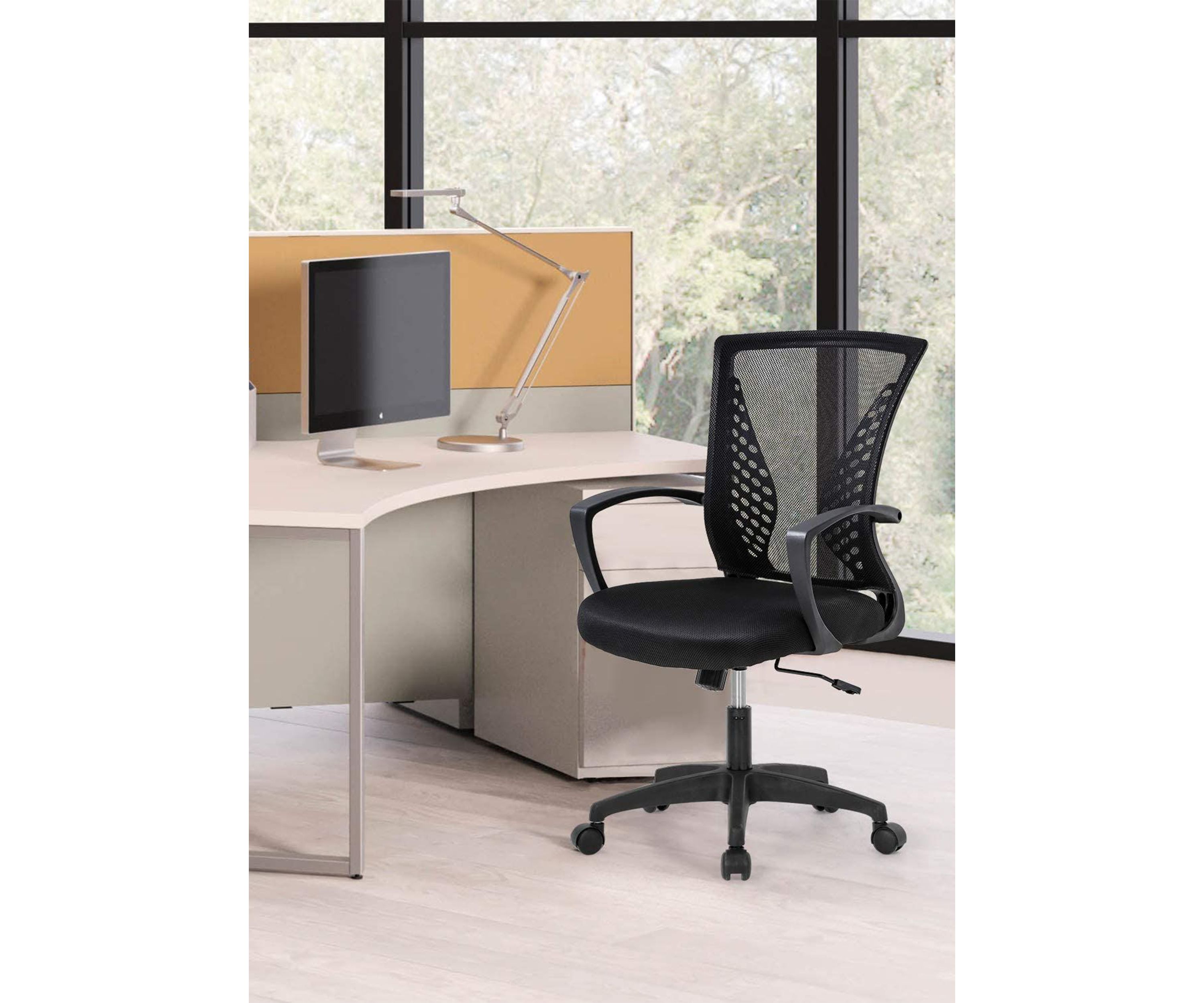 Ergonomic Mesh Home Office Chair with Armrest 