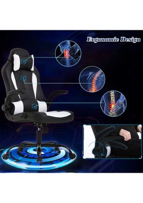 PU Leather Executive Ergonomic Gaming Chair with Lumbar Support 