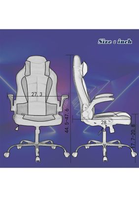 PU Leather Executive Ergonomic Gaming Chair with Lumbar Support 