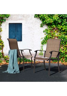 Patio dining chairs(set of 2)