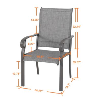 Patio dining chairs(set of 2)