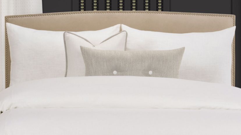 F. Scott Fitzgerald Afternoon Cafe Snow Luxury Duvet Cover and Insert Set- Queen- 6 Piece