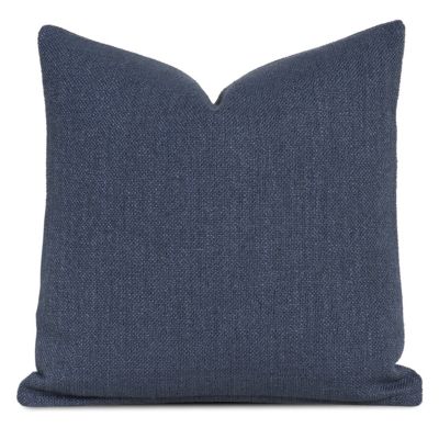 F. Scott Fitzgerald Biloxi Blue Throw Pillow-20" x 20"