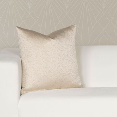 The Great Gatsby Confetti Crystal Metallic Throw Pillow- x