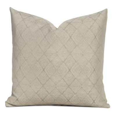 F. Scott Fitzgerald Deco Platinum Throw Pillow-16" x16"