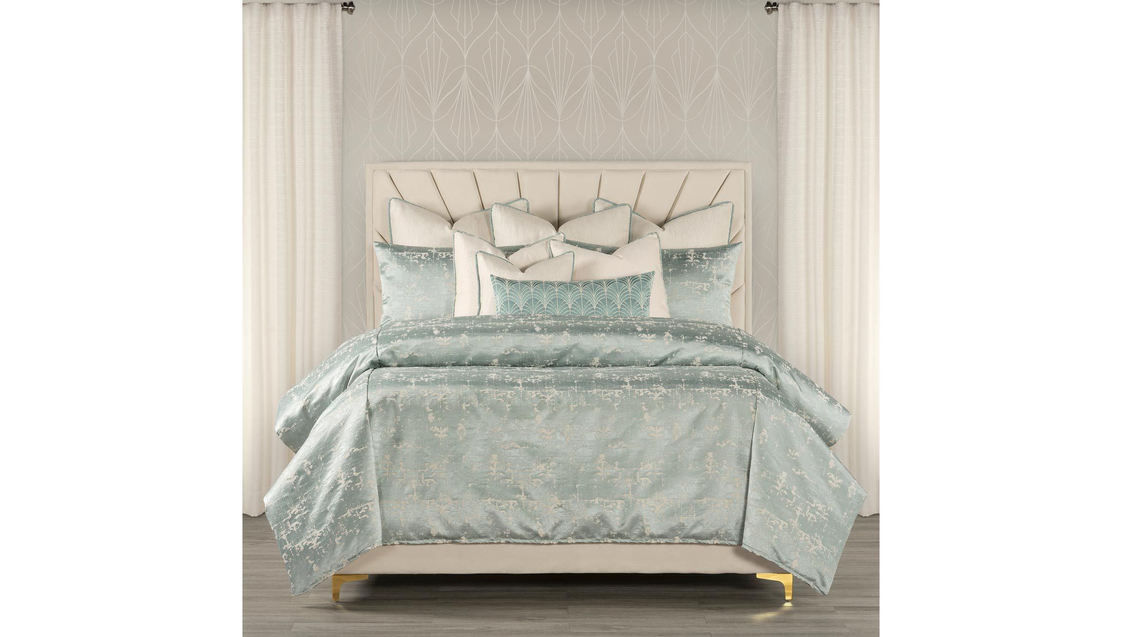 The Great Gatsby East Egg Patina Duvet & Insert Set- King- 11 Piece