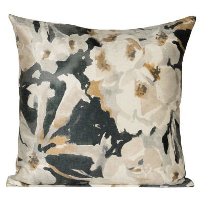Siscovers Golden Roar Floral Velvet Throw Pillow-22 x 22