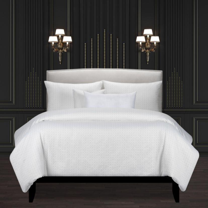 F Scott Fitzgerald Manuscript Silver Luxury Bedding Set- Cal King- 6 Piece