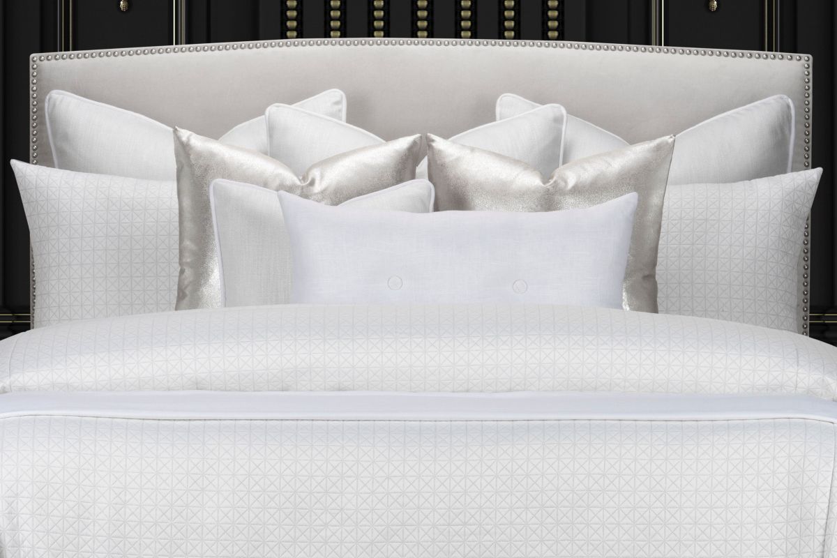 F Scott Fitzgerald Manuscript Silver Luxury Bedding Set- Cal King- 6 Piece