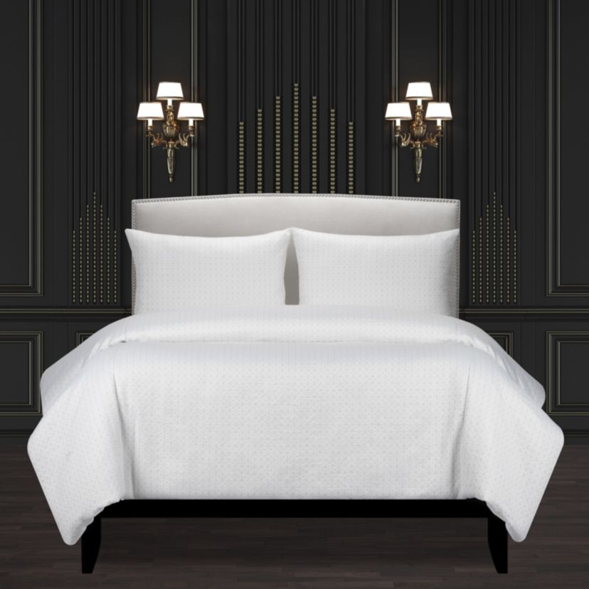 F Scott Fitzgerald Manuscript Silver Luxury Bedding Set- Cal King- 6 Piece