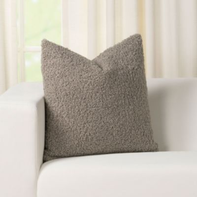 Siscovers Siscovers Tiffany Smoke Boucle Textured Throw Pillow-26 x 26 ...