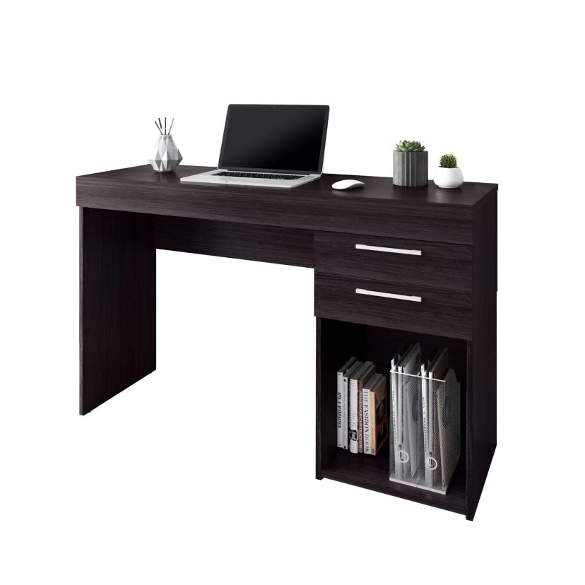Techni Mobili Home Office Workstation with Storage, Espresso
